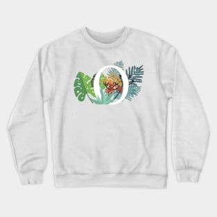 Plant Letter O Crewneck Sweatshirt